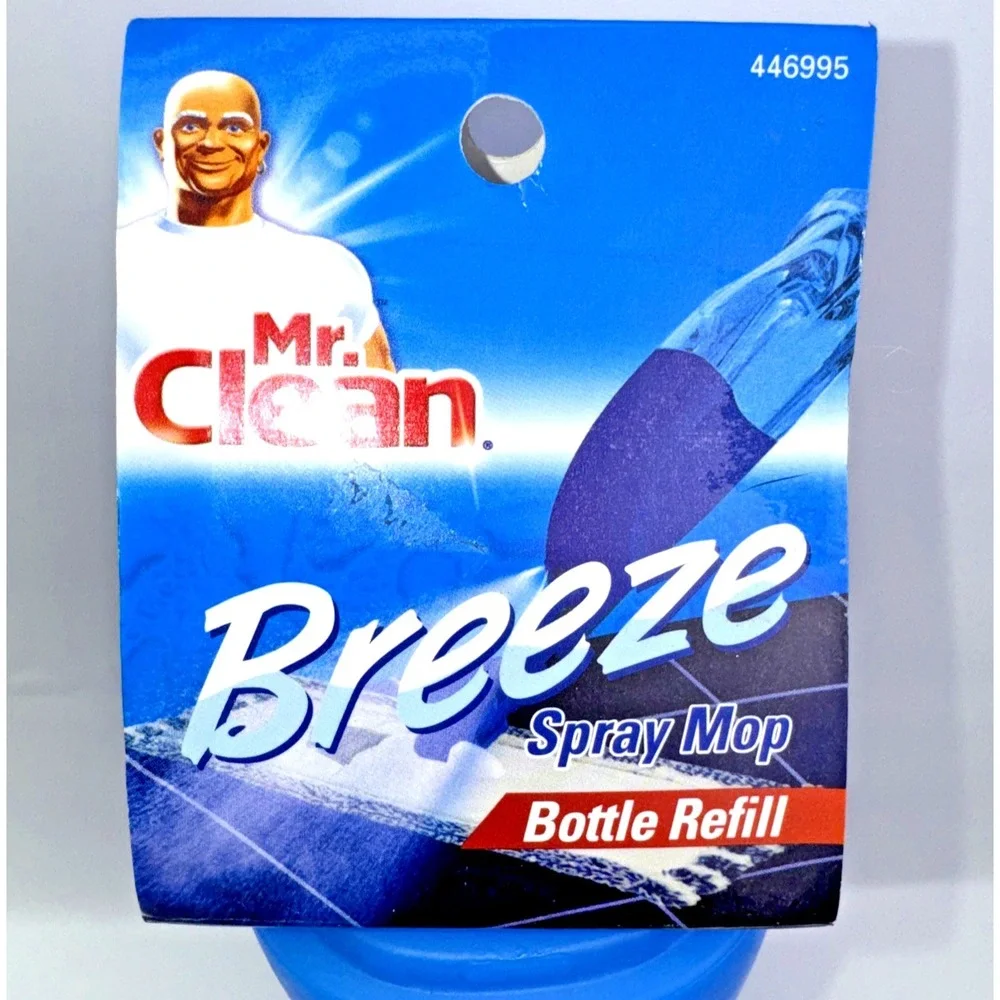 Mr. Clean Breeze Spray Mop Bottle Refill Replacement Tank Blue New Open Box